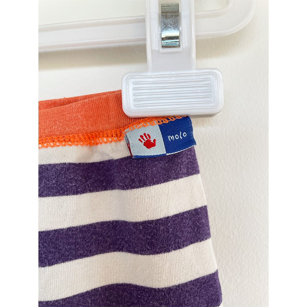 Molo babybukser stribede lilla str. 68
