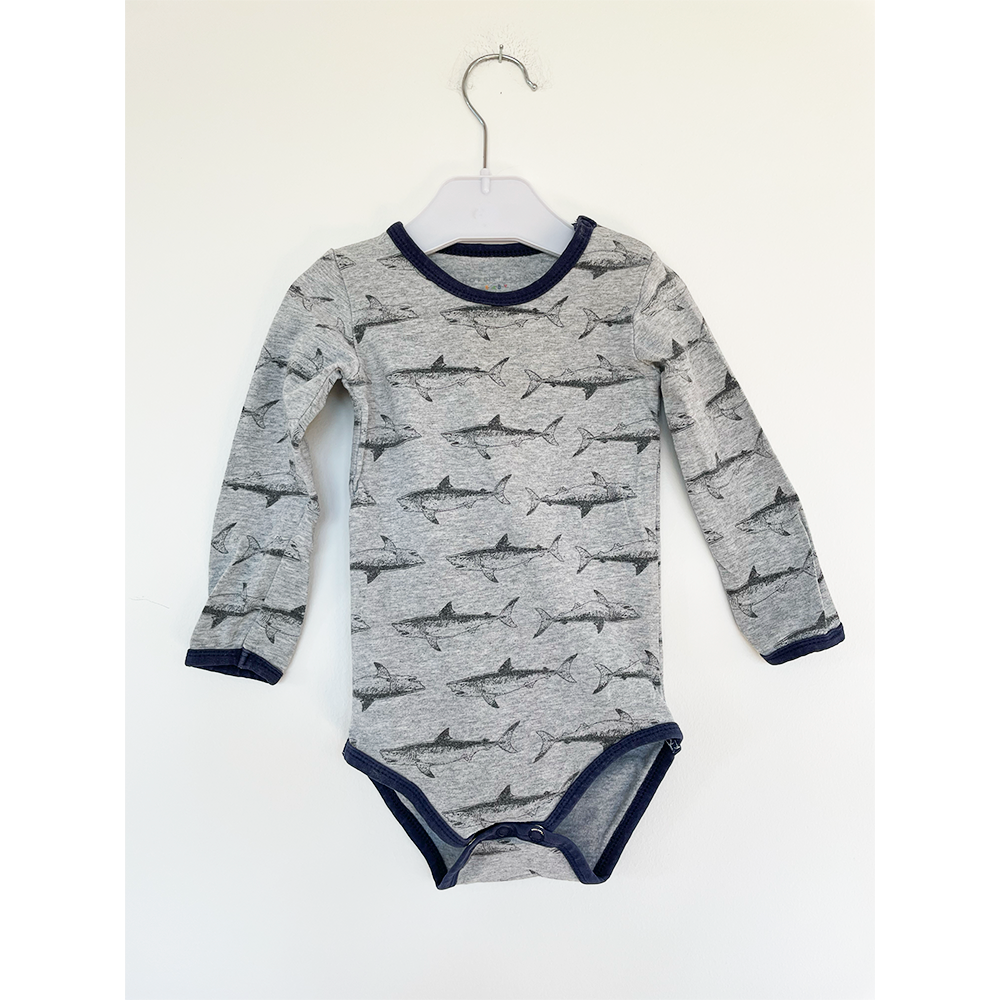 Nordstrand baby langærmet body str. 68