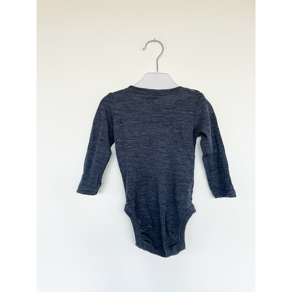 H&M langærmet body uld str. 68