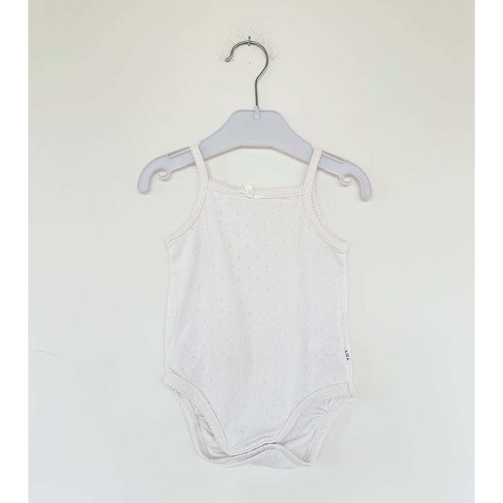 LxL kortærmet body hvid str. 68