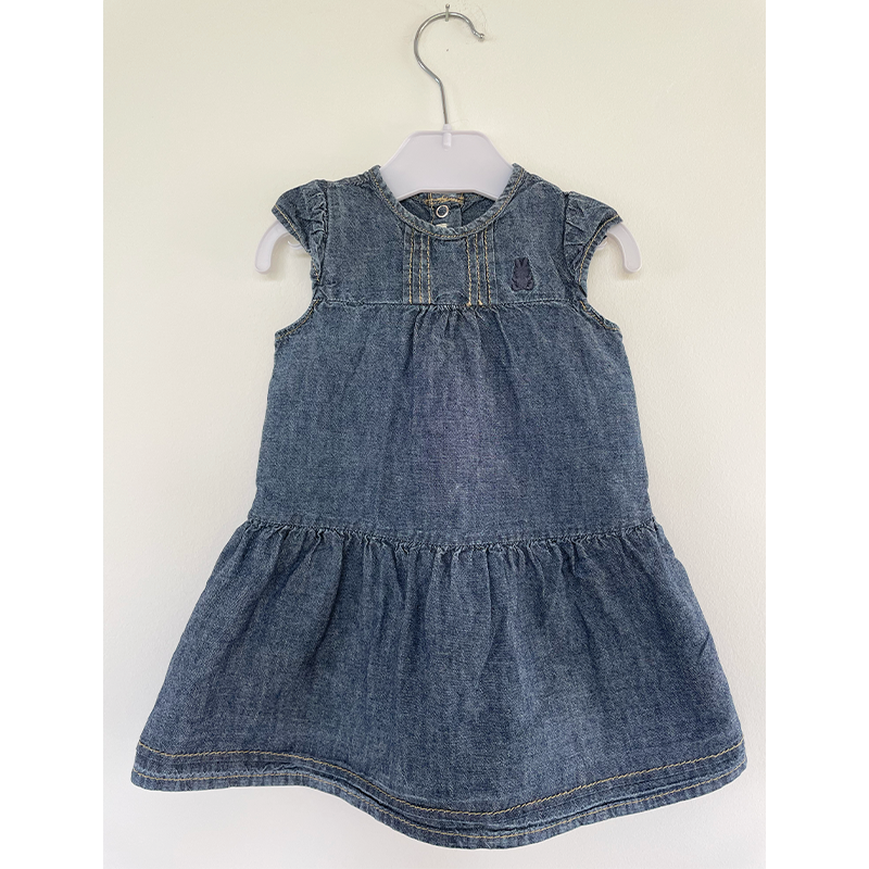 Benetton Baby denim kjole str. 74