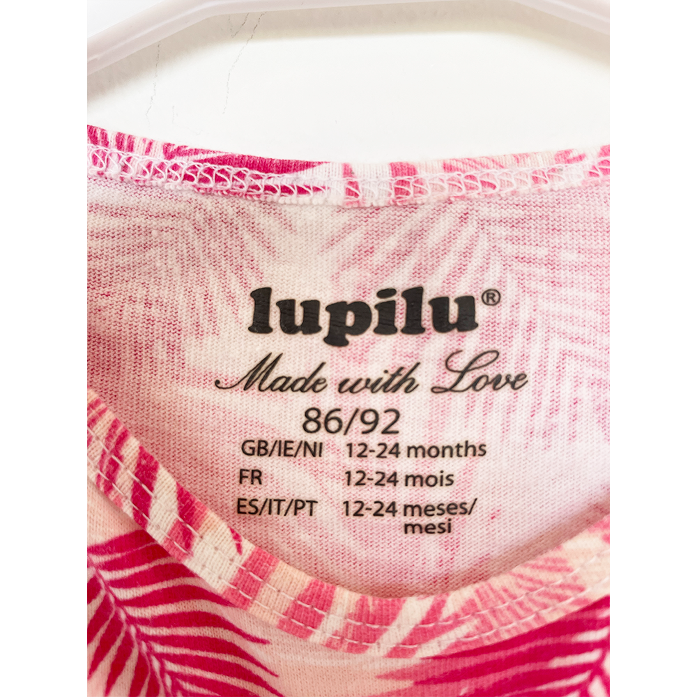 Lupilu sommerkjole pink str. 86 / 92