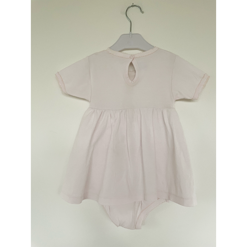 Petit Bateau lyserød sommerkjole body str. 94