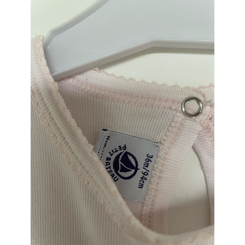 Petit Bateau lyserød sommerkjole body str. 94