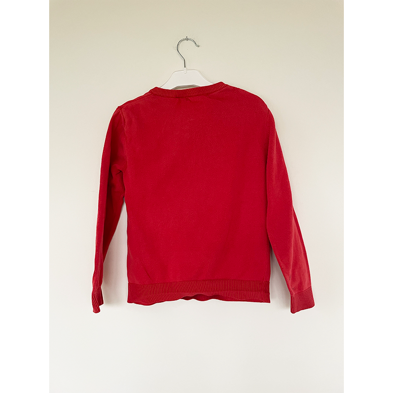 H&M rød spiderman sweater str. 122 / 128