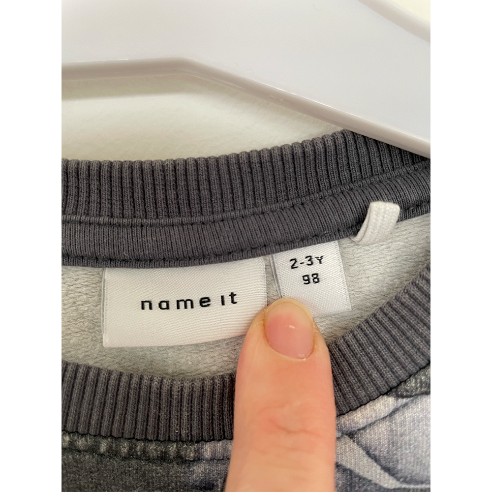 Name it langærmet trøje med flyvesmaskiner str. 98