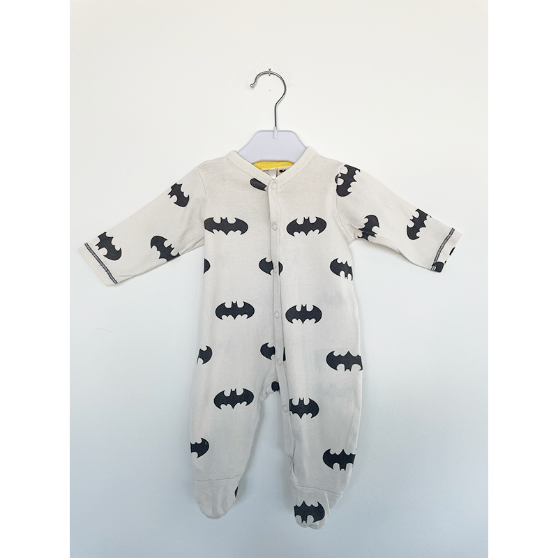 H&M hvid batman natdragt med fødder str. 56