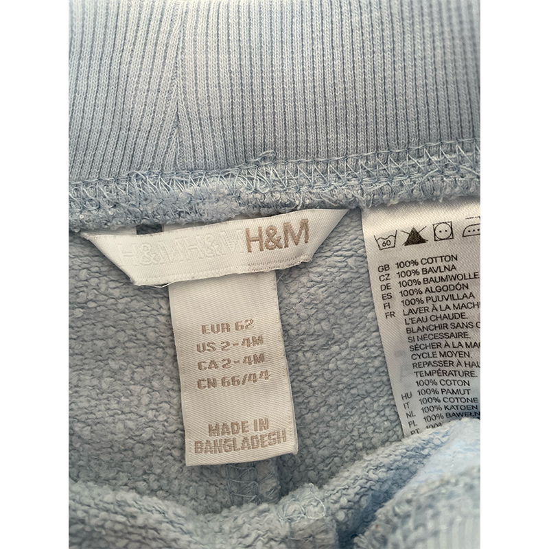 H&M bukser lyseblå str. 62
