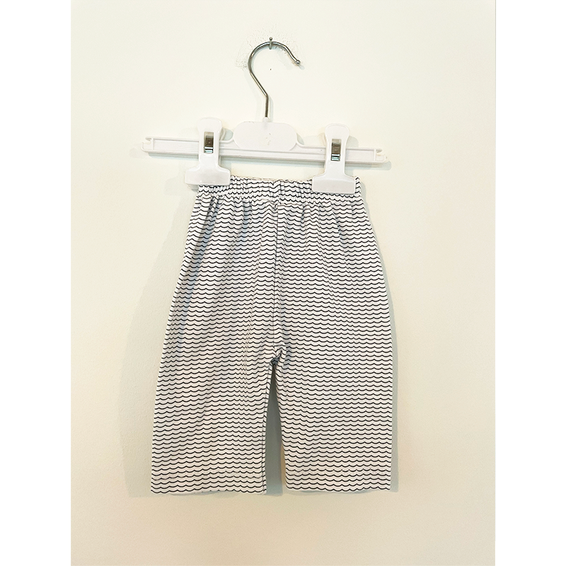 Carmin baby hvide stribede babybukser str. 50 / 56