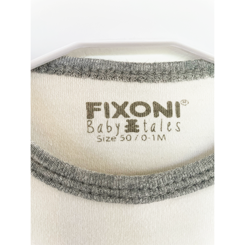 Fixoni langærmet hvid body 50
