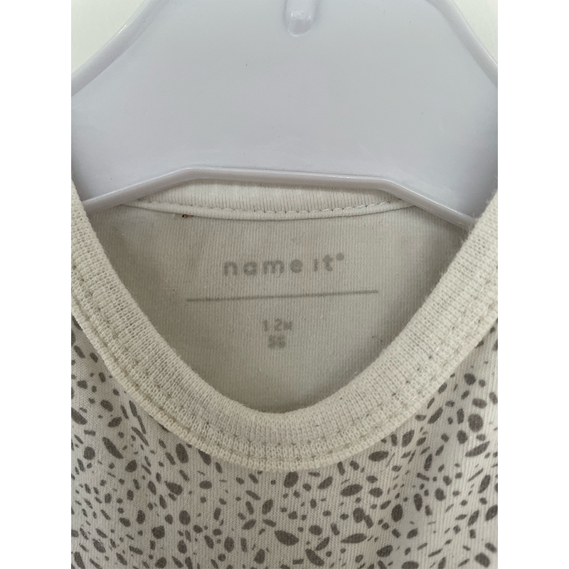 Name it langærmet hvid body 56