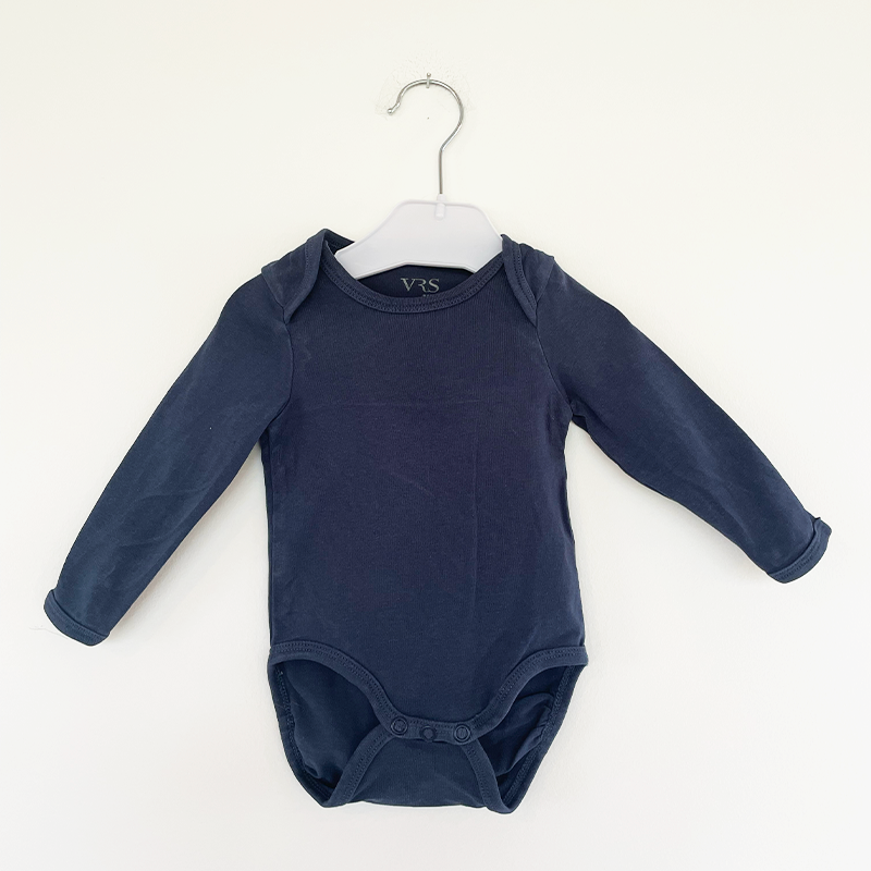 VRS langærmet marineblå body 62