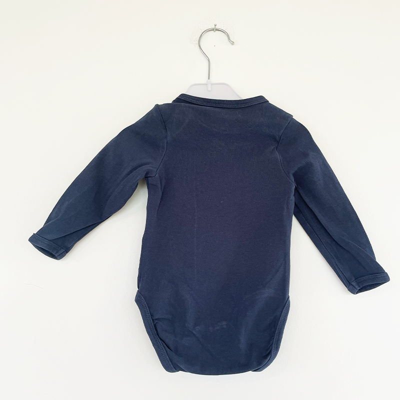 VRS langærmet marineblå body 62