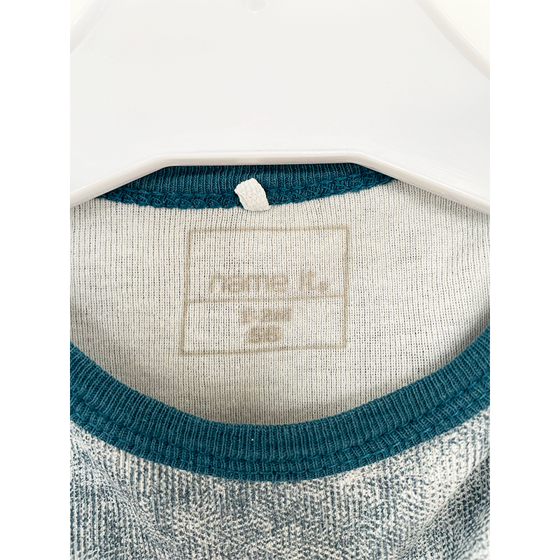 Name it langærmet blå body 56