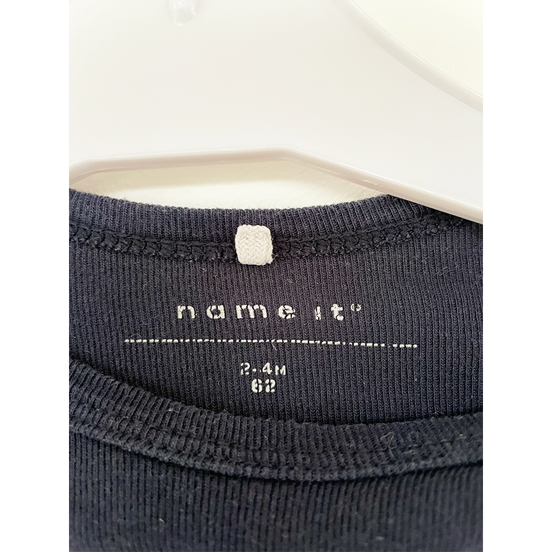 Name it langærmet marineblå body 62