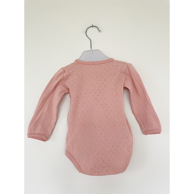 Noa Noa langærmet body pige lyserød str. 62