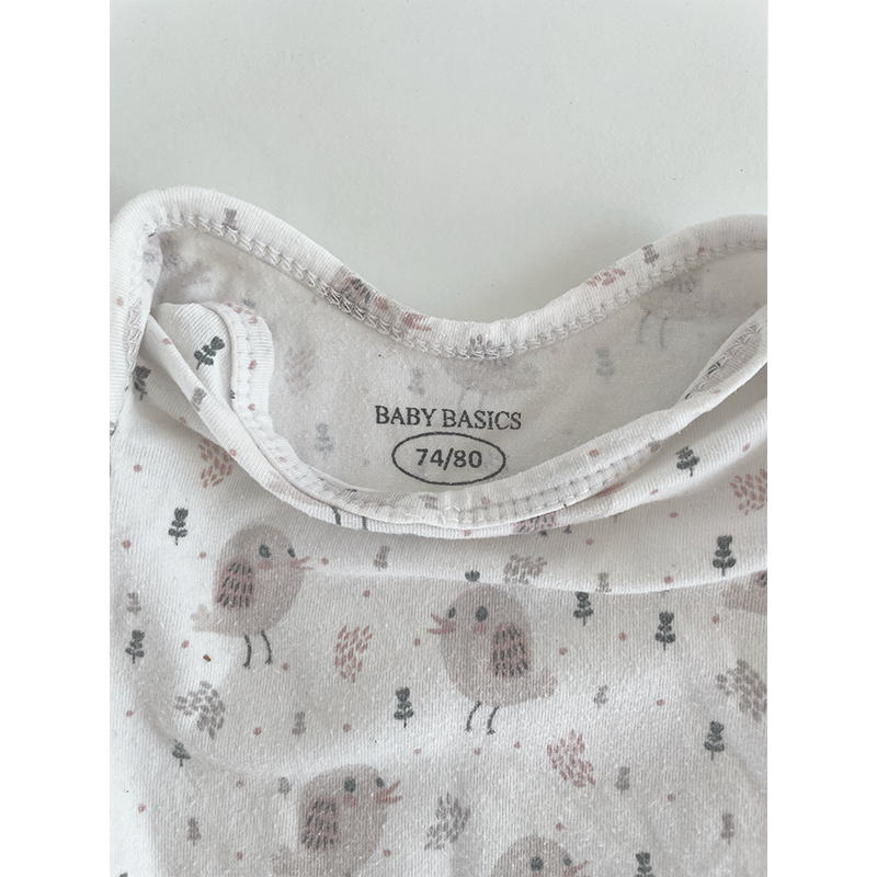Kortærmet body baby basics 74 / 80