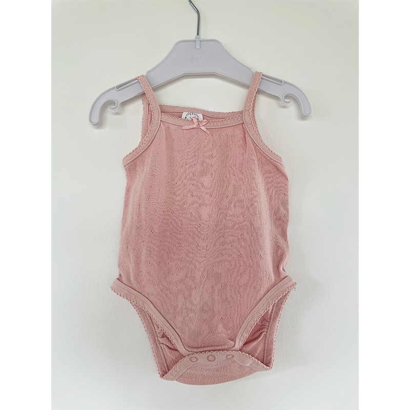 LxL kortærmet body lyserød str. 68
