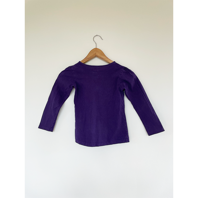 MM trøje basic lilla str. 122