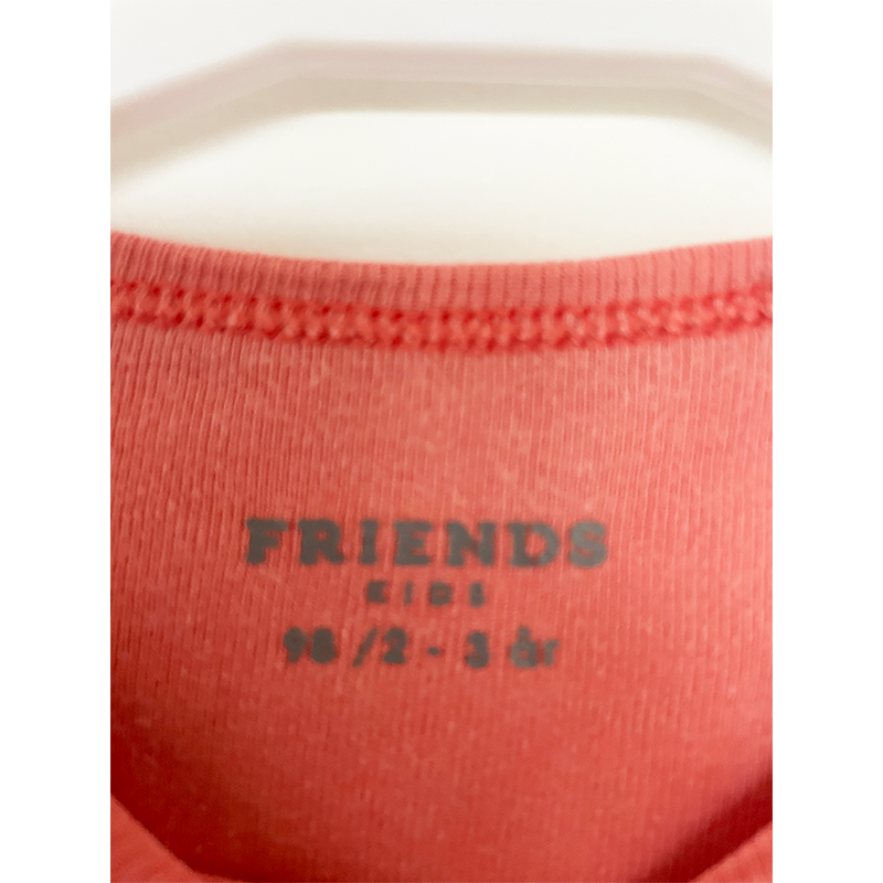 Friends trøje koral til pige str. 98