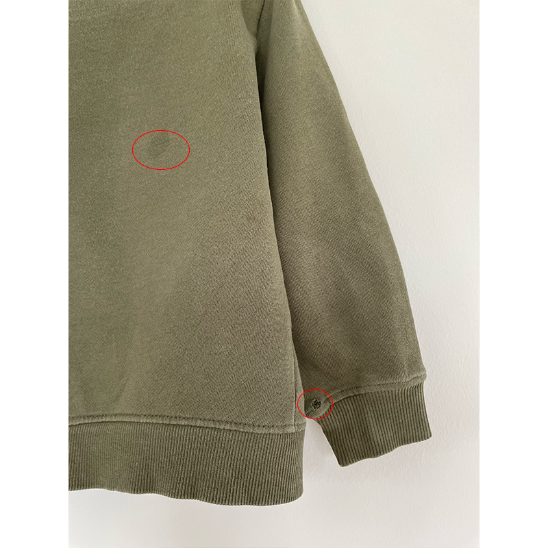 H&M armygrøn t-rex sweater str. 98 / 104