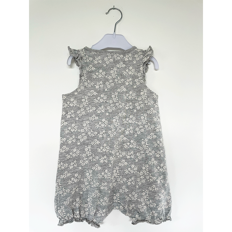 H&M kort sommerdragt grå str. 80