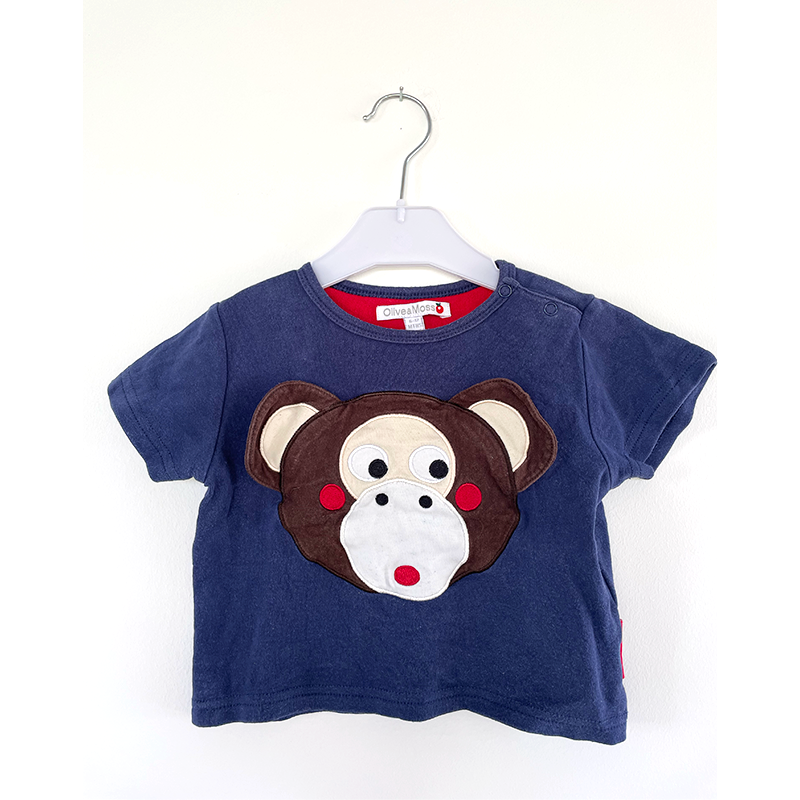 Olive & Moss t-shirt Monkey 80