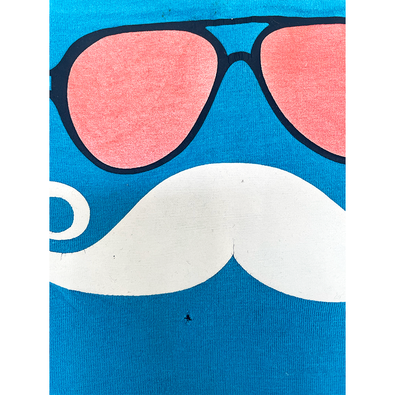 Name it t-shirt blå med print 86