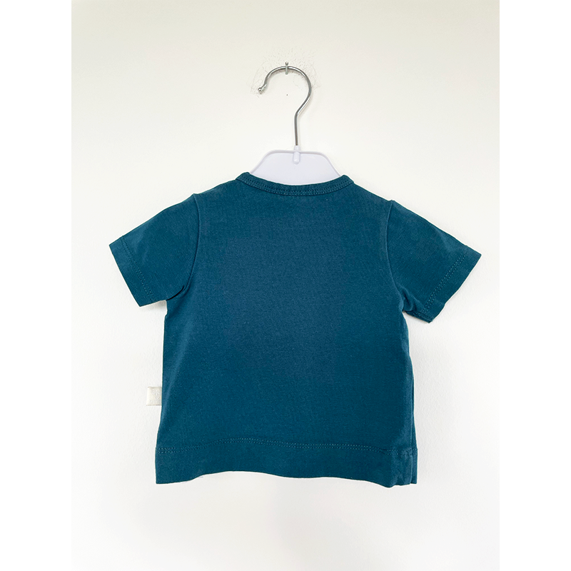 Hummel t-shirt blå med print 56