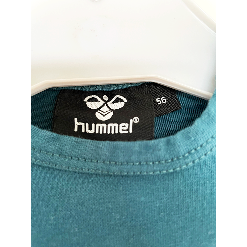 Hummel t-shirt blå med print 56